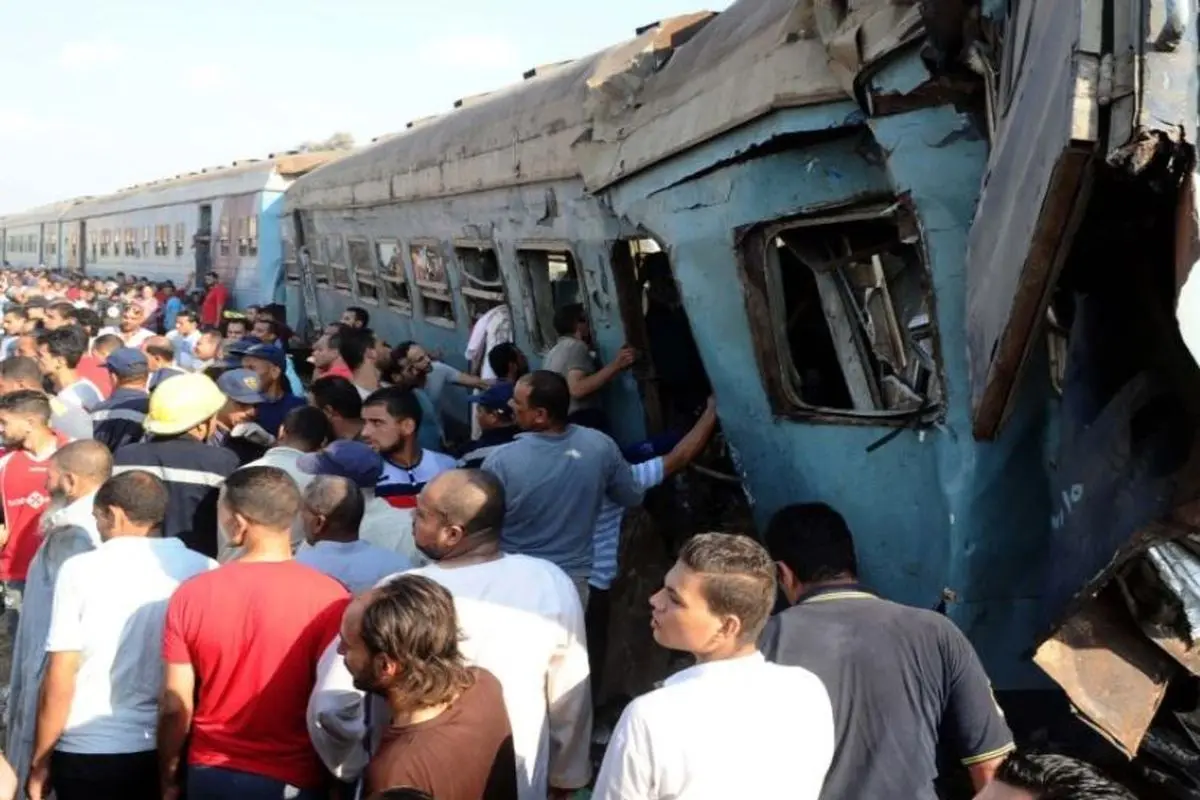 تصادف مرگبار دو قطار در مصر