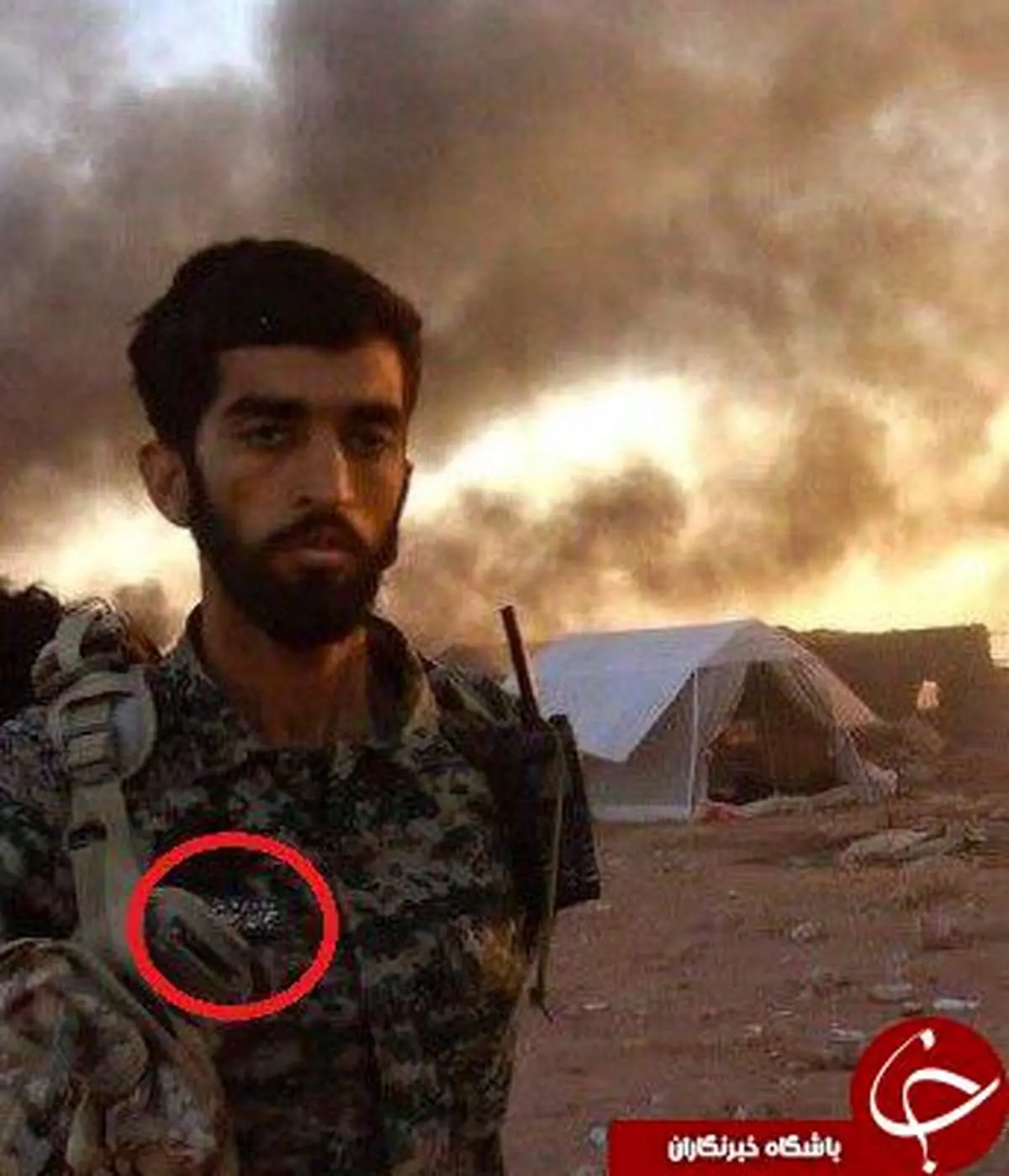 راز اتیکت لباس شهید مدافع حرم