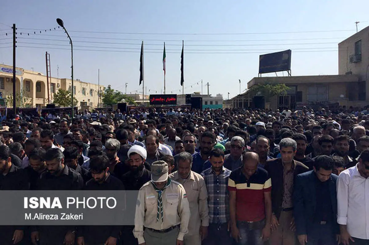 دانش‌آموزان فرزانه هرمزگانی تشییع شدند