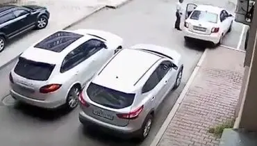 وقتی پدال گاز و ترمز اشتباه گرفته می شود!!