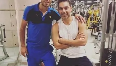 پدیده جوان استقلال با ستاره مشهور سینما