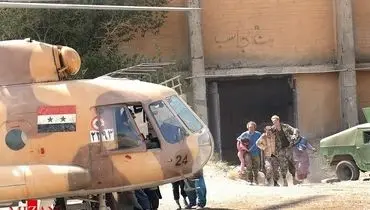 بالگرد ارتش سوریه در اطراف تهران