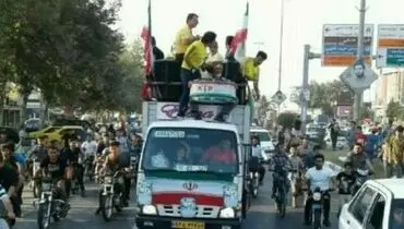 استقبال مردم جویبار از حسن یزدانی