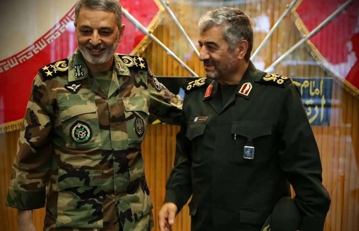 دیدار جذاب دو سرلشکر