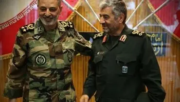 دیدار جذاب دو سرلشکر