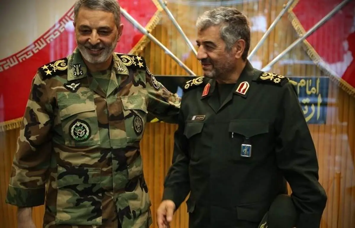 دیدار جذاب دو سرلشکر
