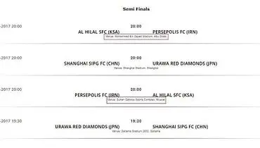 محل میزبانی پرسپولیس از الهلال مشخص شد