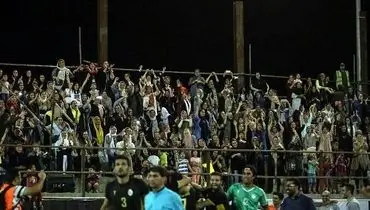 تصویری زیبا از حضور و شادی بانوان مازندرانی در استادیوم فوتبال