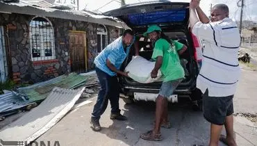 خسارات طوفان «ماریا» در جزیره کارائیب