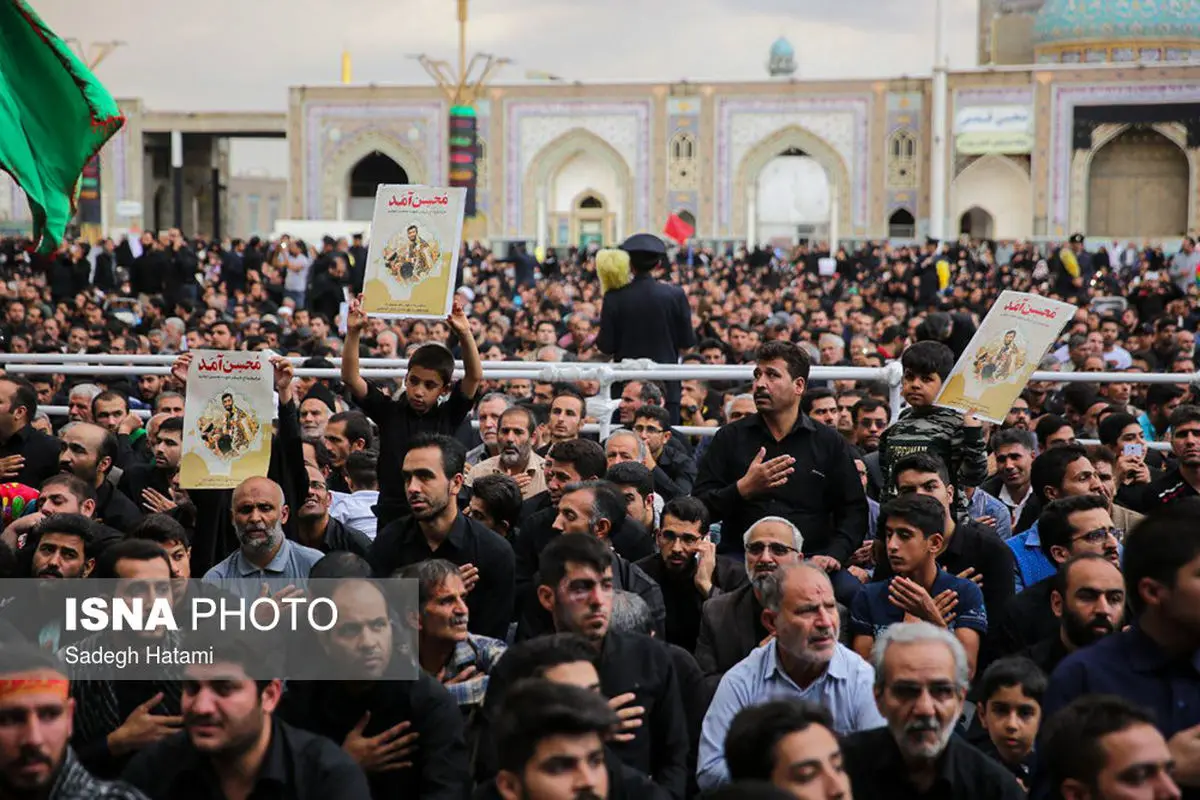 وداع با پیکر مطهر شهید محسن حججی