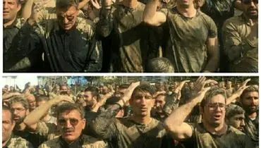تصویری از علیرضا بیرانوند در مراسم روز عاشورا