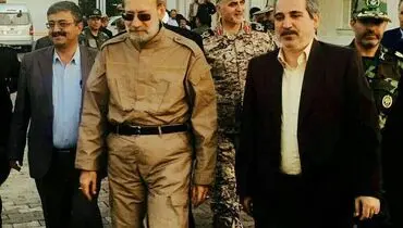 لباس متفاوت لاریجانی در سفر به تبریز