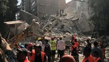 زلزله مرگبار مکزیک به روایت تصویر