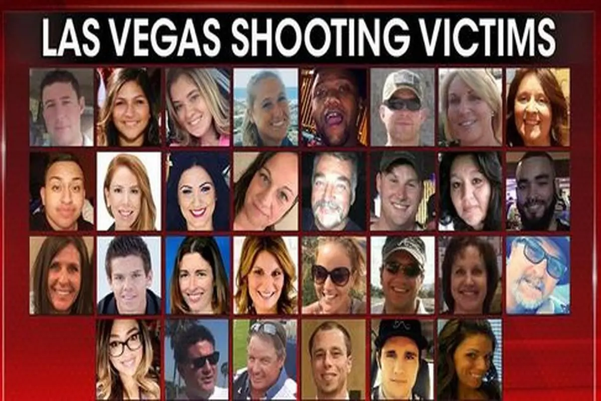 شناسایی ۳۰ قربانی حمله تروریستی لاس وگاس