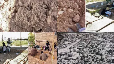 کشف اسکلت های دوران ساسانیان در شیراز