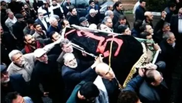 مراسم تشییع پیکر مرحوم داود احمدی‌نژاد برگزار شد
