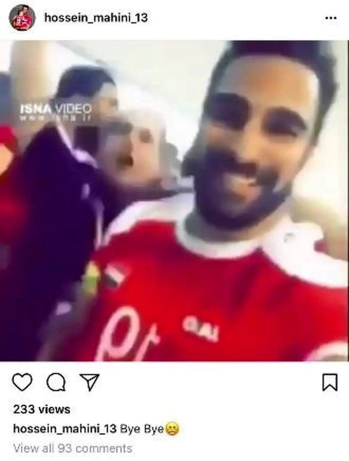 کنایه حسین ماهینی پس از نرسیدن سوریه به جامجهانی