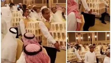 در این عروسی میهمانان آیفون ۸ هدیه گرفتند