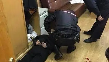 حمله خونین به خانم مجری در مسکو