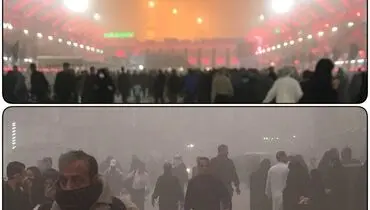 گرد و غبار بامداد امروز در کربلا