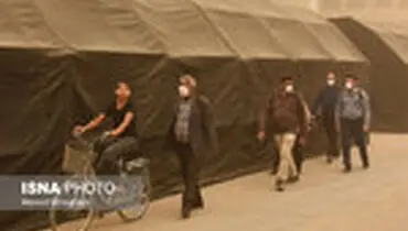 گرد و غبار شدید در نجف