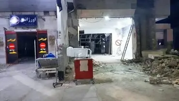 اورژانس بیمارستان سرپل‌ذهاب پس از زلزله +عکس