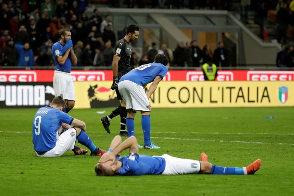 وداع غم انگیز ایتالیا با جام جهانی ۲۰۱۸