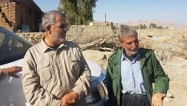 گفتگوی رودرروی سردار پاکپور با مردم زلزله‌زده+تصاویر