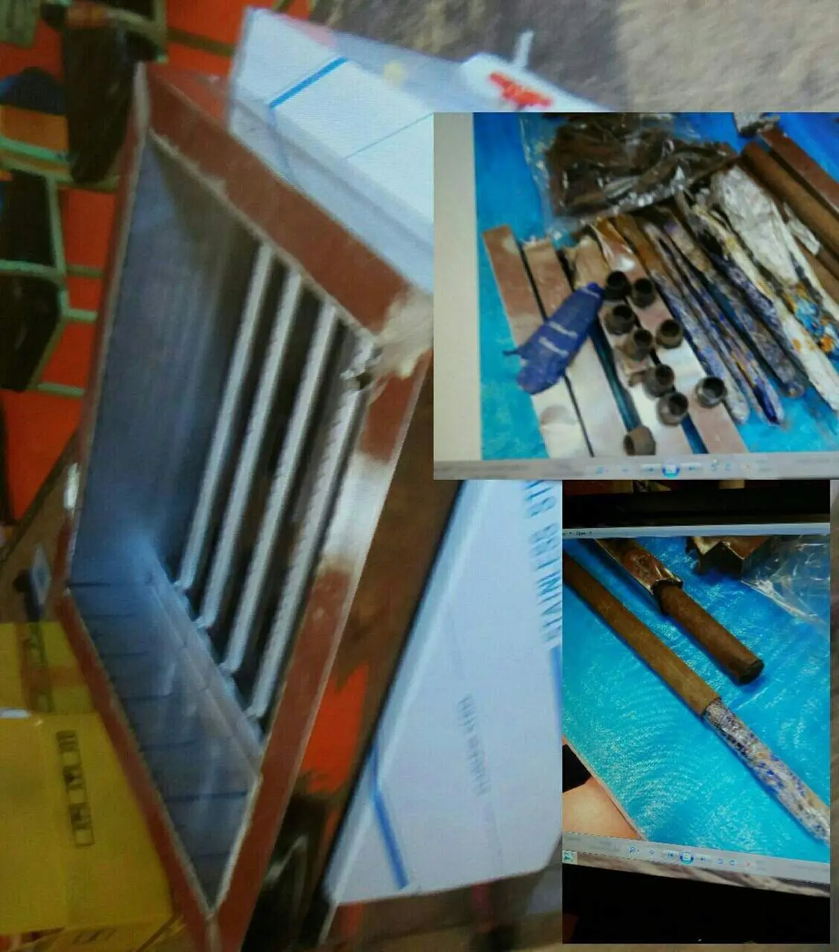 کشف تریاک از از لوله‌ های کباب‌ پز!+عکس