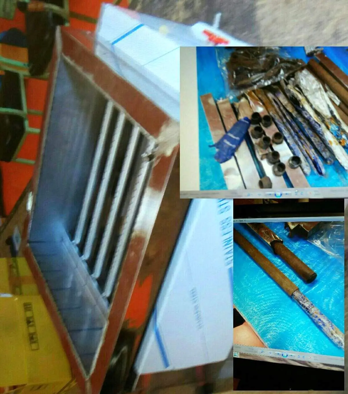 کشف تریاک از از لوله های کباب پز!+عکس