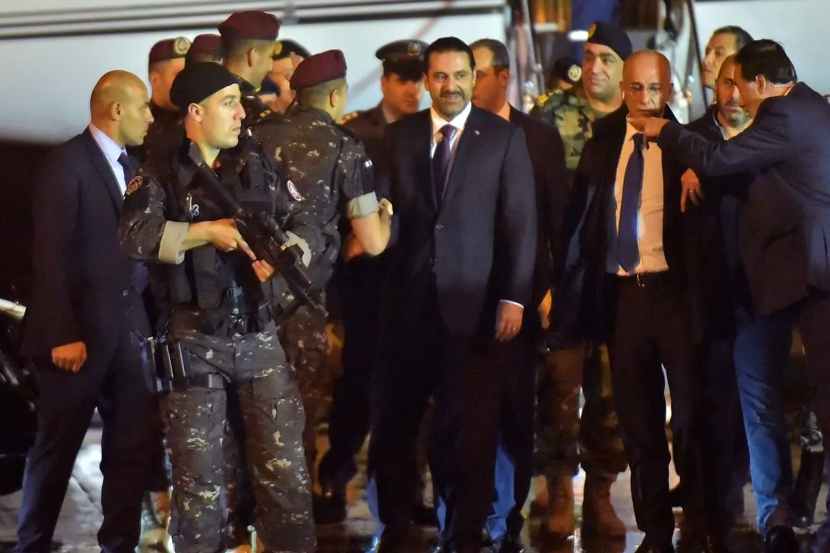 سعد حریری به لبنان بازگشت