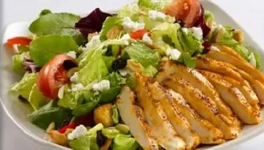 طرز تهیه سالاد مرغ پاییزی