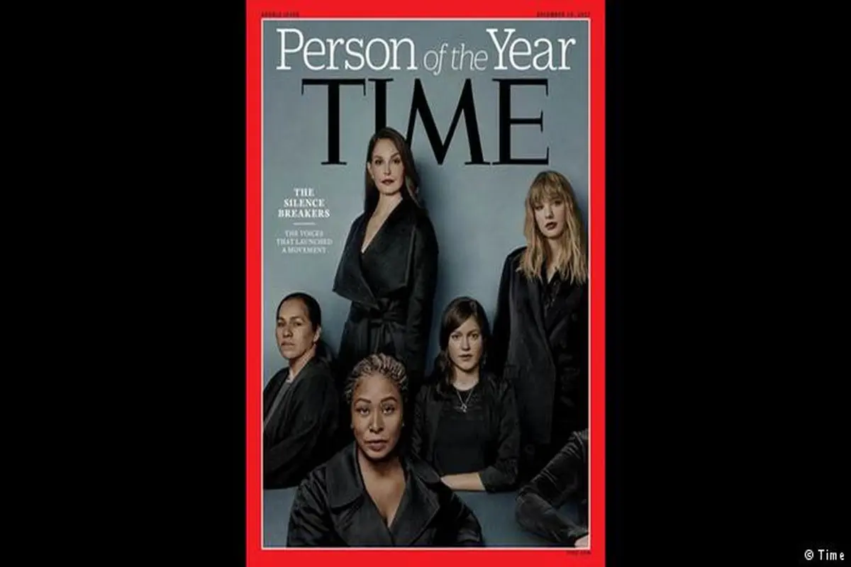 جنبش رسوایی آزار جنسی چهره‌ی برگزیده‌ی سال مجله‌ی تایم!+عکس