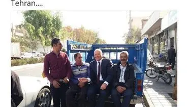 نیسان سواری سفیر آلمان در تهران+عکس