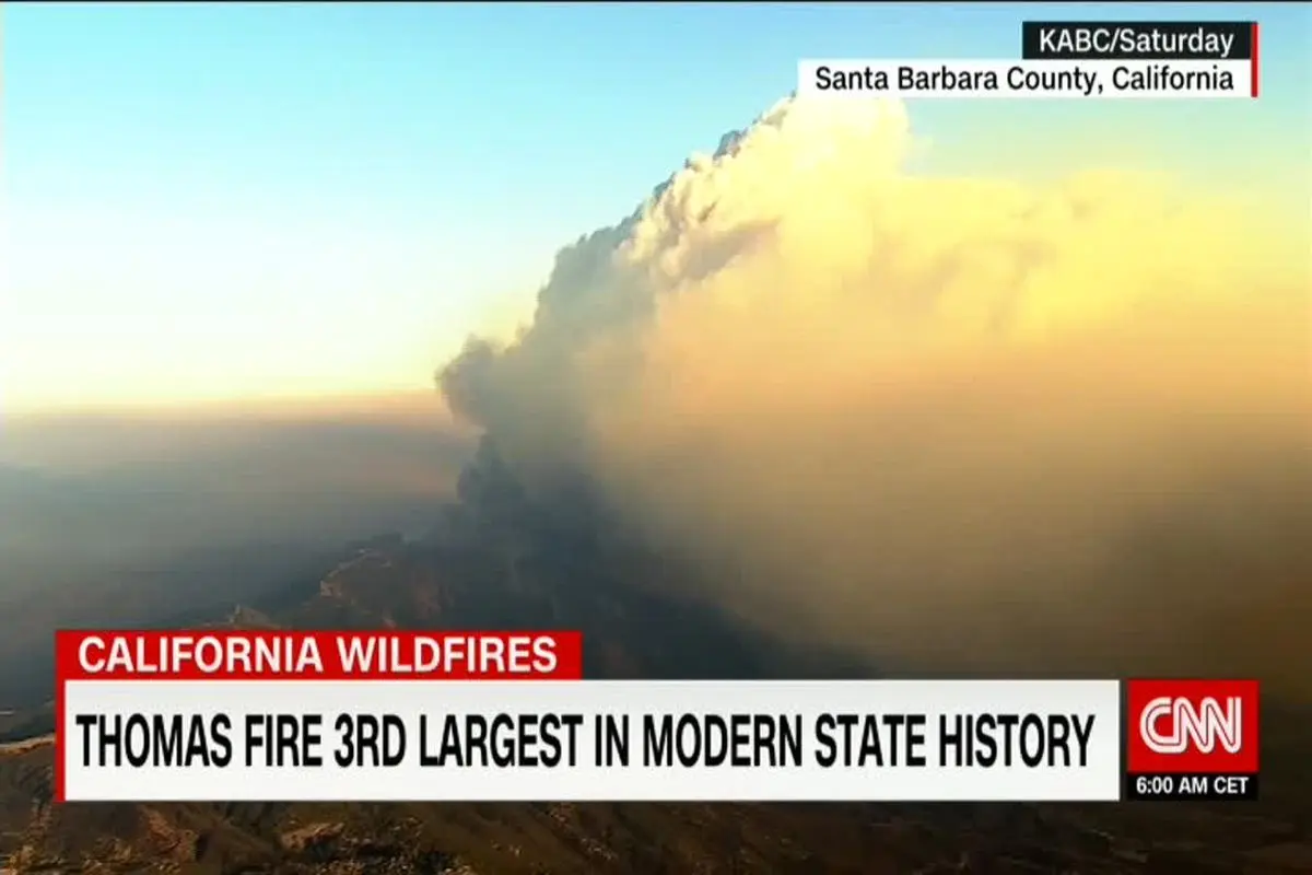 کالیفرنیا همچنان در آتش می سوزد