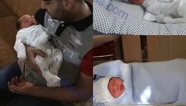 خواننده مشهور پاپ پدر شد +عکس