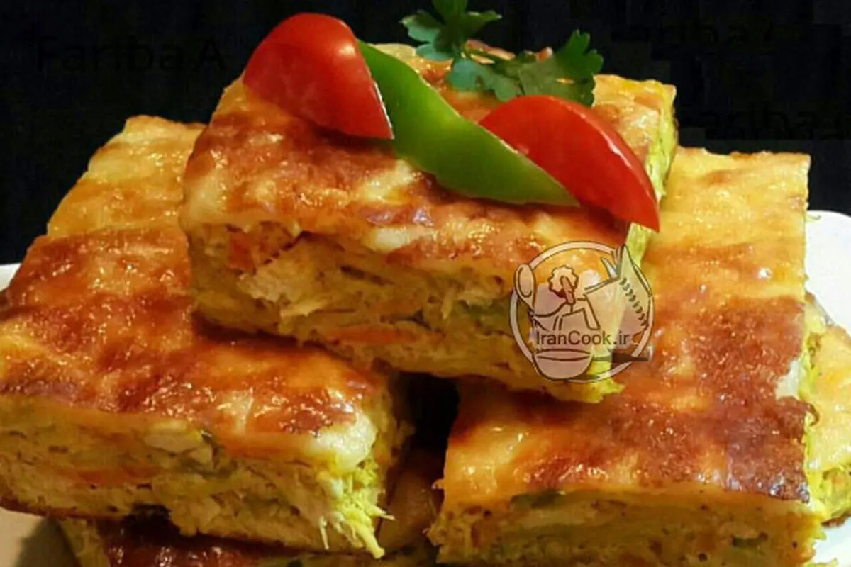 کوکوی مرغ یک وعده غذای سالم