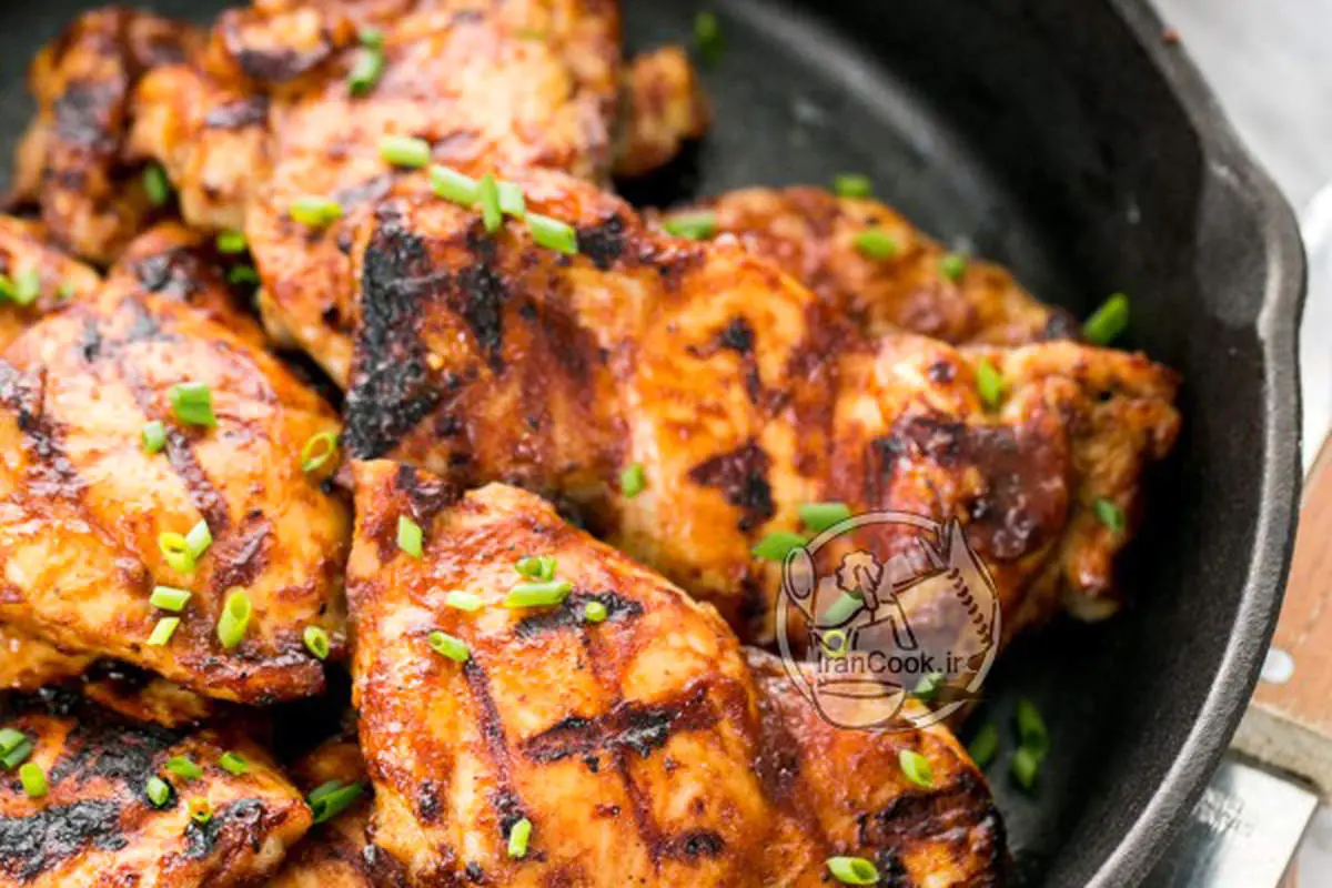 طرز تهیه ران مرغ آبدار