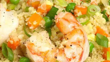 تا حالا میگو با گل کلم خوردی؟