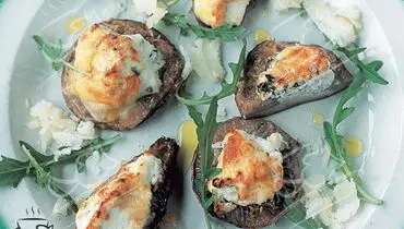 طرز تهیه قارچ شکم پر کبابی