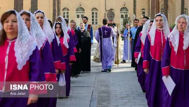 آیین «عَشای رَبّانی»کلیسای وانک اصفهان