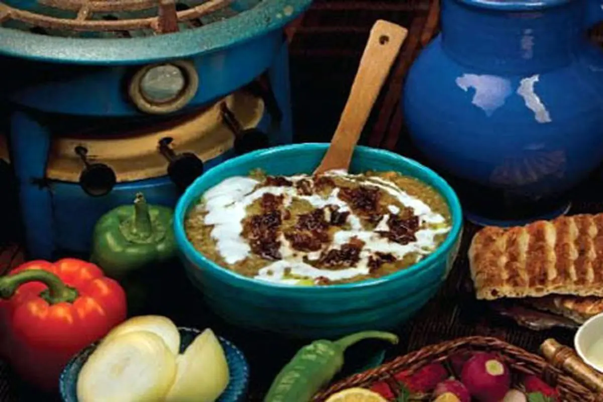آش شله قلم کار غذای محلی پایتخت ایران