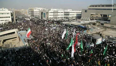 قیام مردم مشهد علیه فتنه‌گران +عکس