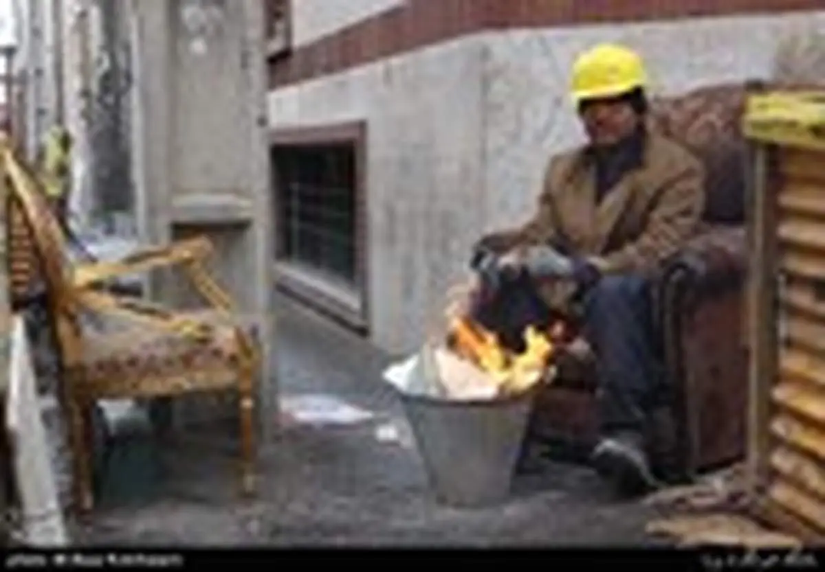 بارش باران زمستانی در تهران