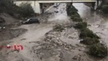 خسارت سیل و رانش زمین در ایالت کالیفرنیا