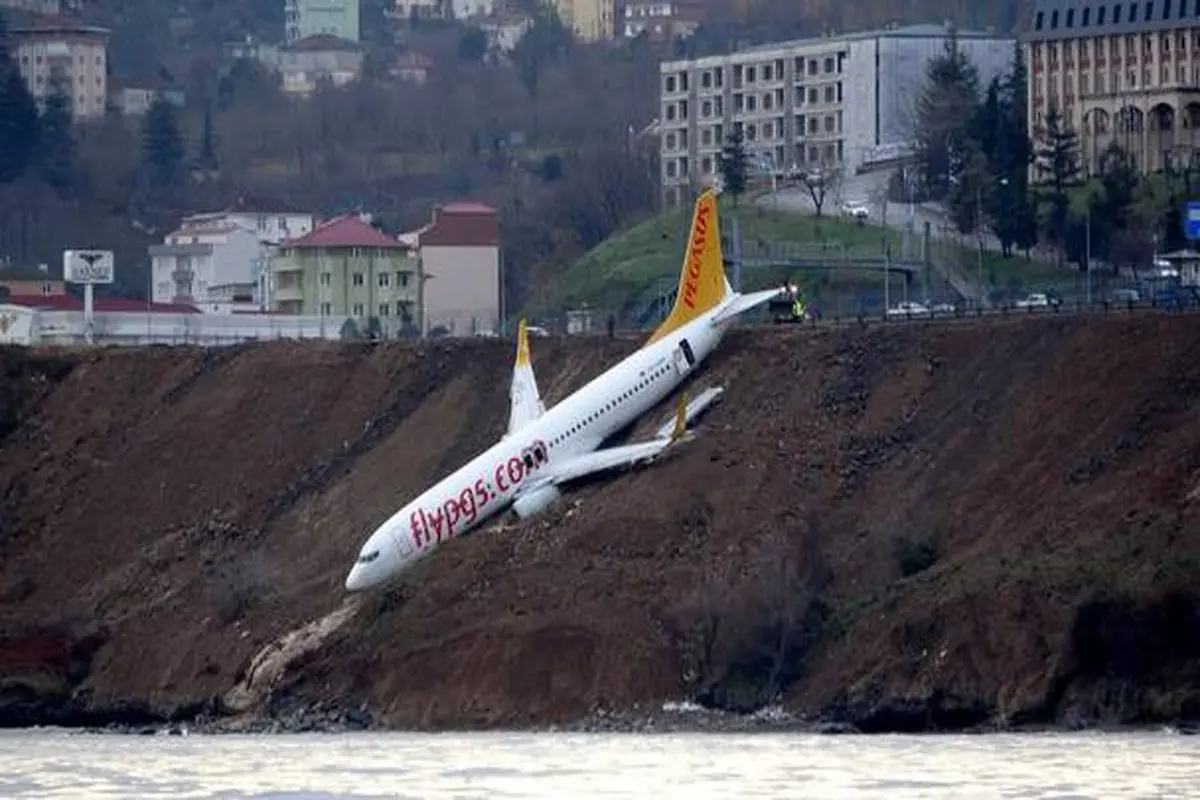 سانحه عجیب برای هواپیمای مسافربری ترکیه