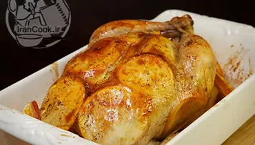 طرز تهیه مرغ بریان با پرتقال