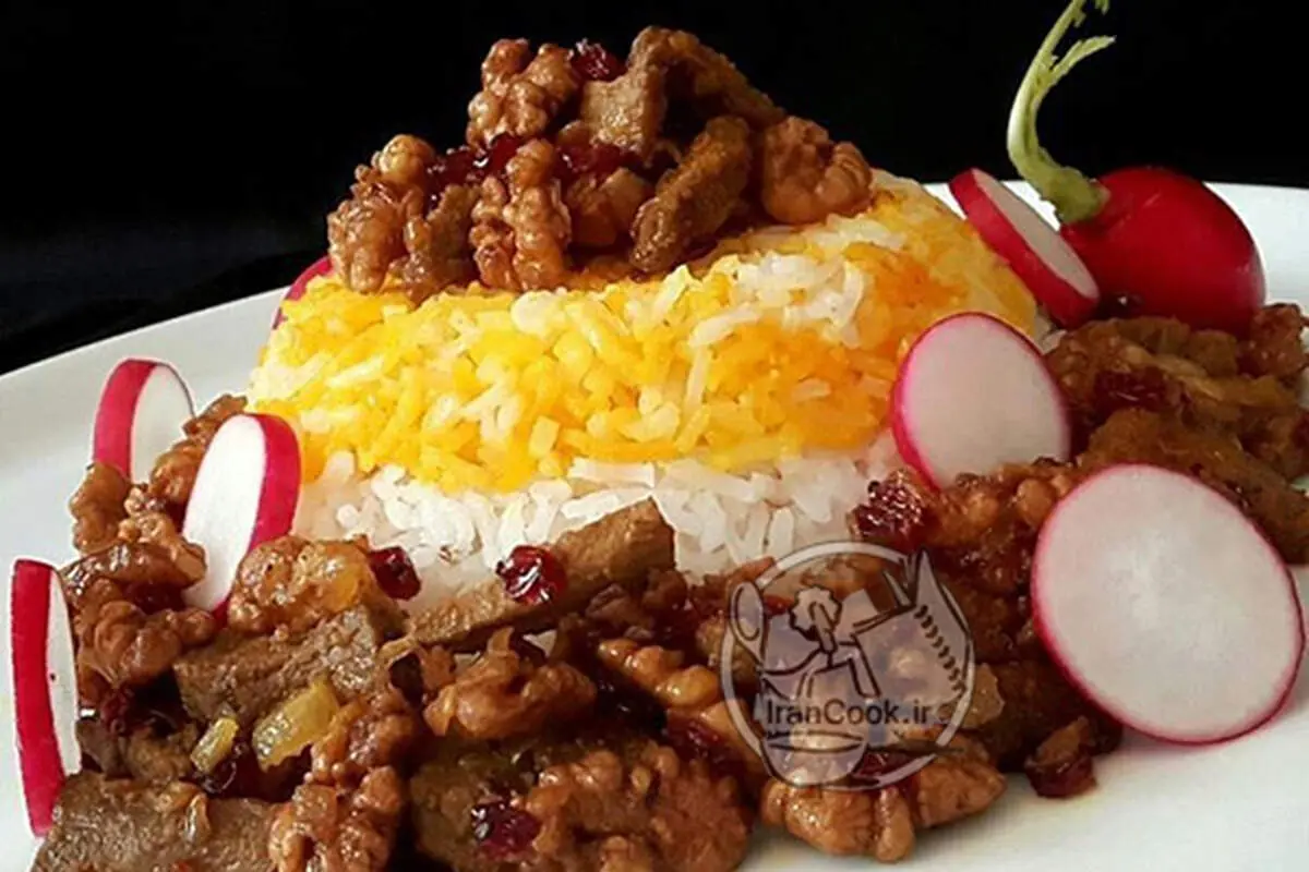 گردو پلو مجلسی