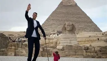 دیدار بلندترین مرد با کوتاه‌ترین زن جهان!