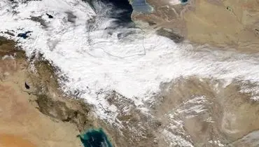 عکس ماهواره‌ای ناسا از حال و روز امروز کشور